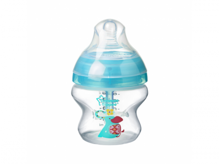 Tommee Tippee Kojenecká láhev C2N ANTI-COLIC potisk 150ml 0m+