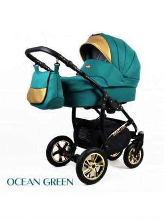 Raf-Pol Gold Lux ALU 2v1 OCEAN GREEN 2021, A Barva Tmavě zelená, A Barva rámu Černá