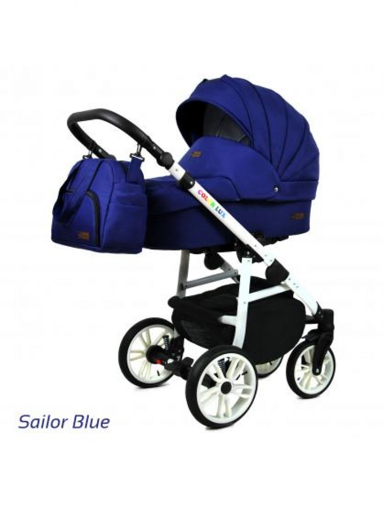 Raf-Pol ColorLux ALU 3v1 SAILOR BLUE 2021, A Barva Modrá, A Barva rámu Bílá