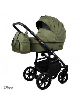 Raf-Pol ColorLux ALU 3v1 OLIVE 2021, A Barva Tmavě zelená, A Barva rámu Černá