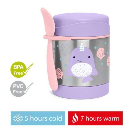 SKIPHOP SKIP HOP Zoo Termoska na jídlo se lžičko/vidličkou Narval 325 ml, 12 m+