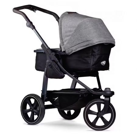 TFK Mono2 combi pushchair air chamber wheel kombinovaný kočárek-Prem. Grey