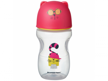 Tommee Tippee Hrnek s pítkem Soft 300ml 12m+ Pink