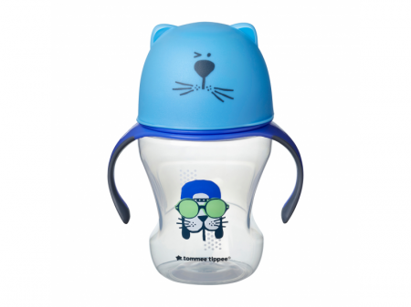 Tommee Tippee Hrnek s pítkem Soft 230ml 6m+ Blue