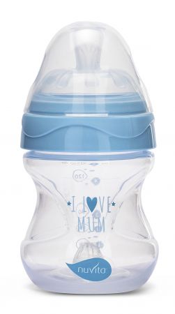 NUVITA Lahvička 150ml, Transparent blue Varianta: Transparent blue