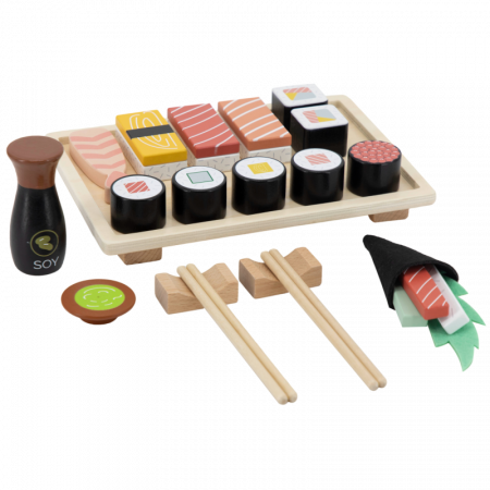 TRYCO Dřevěný Sushi Set