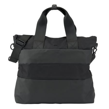 BabaBing Tote přebalovací taška/ batoh, Black (100% recyklovaný materiál)