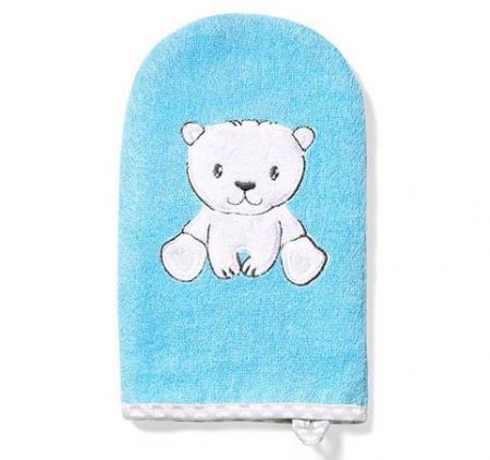 BABYONO Žínka na mytí Bamboo - modrá