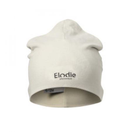 Elodie Details čepice LOGO 6-12 měsíců Creamy White