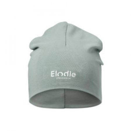 Elodie Details čepice LOGO 6-12 měsíců Pebble Green