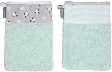 Bebe-Jou Froté žínky Bébé-Jou Lou-Lou 2ks Barva: tyrkysová