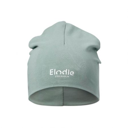 ELODIE DETAILS Logo čepička Beanie Pebble Green