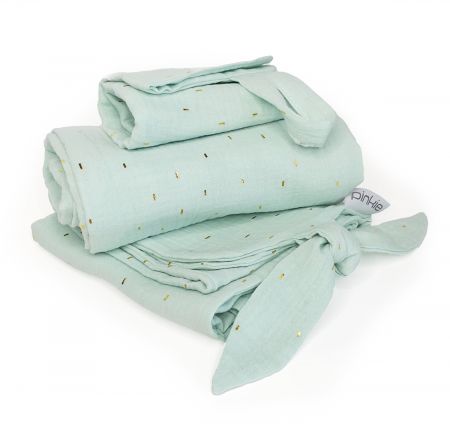 set Muslin Mint 3974