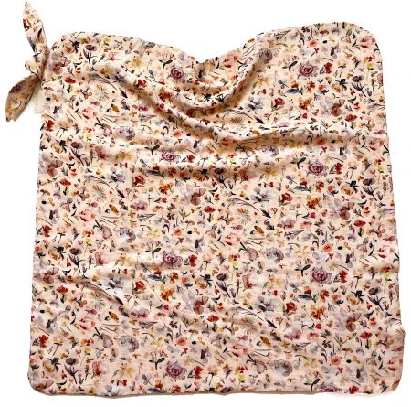 letní deka Muslin Painted Flower Apriccot 4804