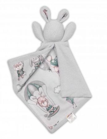 Baby Nellys Mazlík, přítulníček Zajíček, fleece