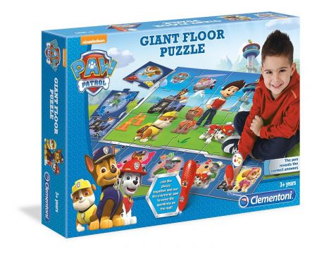 PAW PATROL - Velké podlahové puzzle s interaktivním perem DS64303056