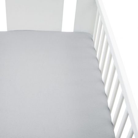 NEW BABY Jersey prostěradlo do postýlky New Baby 120x60 šedé
