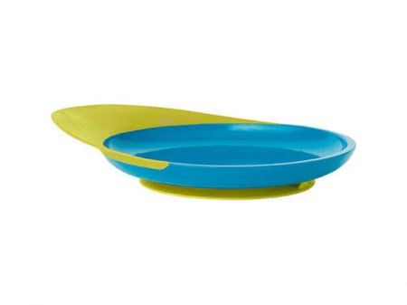 Boon - CATCH PLATE - Talíř s přísavkou modro-zelený