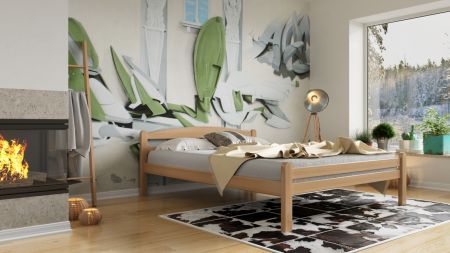 Postel Masterwood PINOKIO 180 - masiv buk přírodní