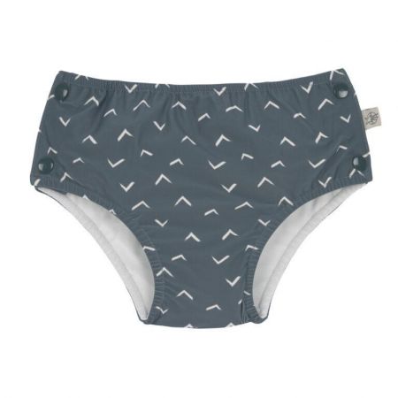 Lässig SPLASH Snap Swim Diaper plavecká plenka s patentkami - jags blue 13-24 mon.