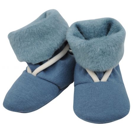 modré bačkorky z warmkeeperu - 3-6kg