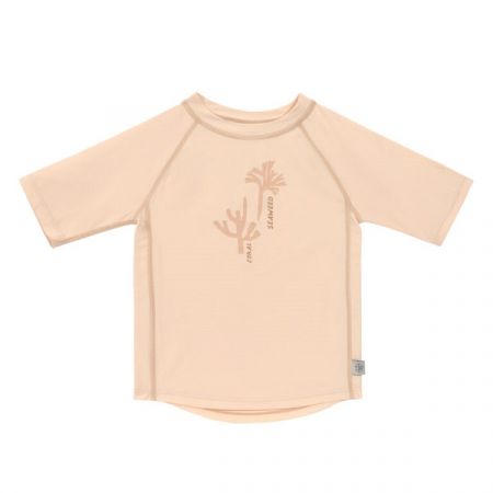 LÄSSIG tričko SHORT SLEEVE RASHGUARD Corals Peach Rose 13-18m