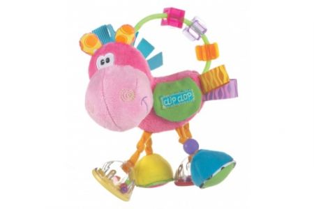 Playgro Chrastítko oslík růžový DS63159753