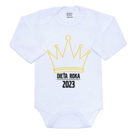 Body s potiskem New Baby Dieťa roka 2023 Bílá 80 (9-12m)