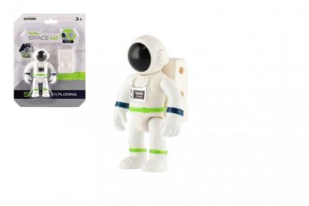 Teddies Kosmonaut/astronaut plast 8cm na kartě