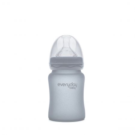 Everyday Baby EverydayBaby Láhev sklo 150ml,quiet grey