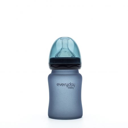 Everyday Baby EverydayBaby Láhev sklo-senzor 150 blueberry