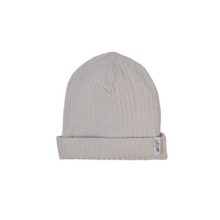 Lodger Beanie Seersucker čepice-Steel 0-6m