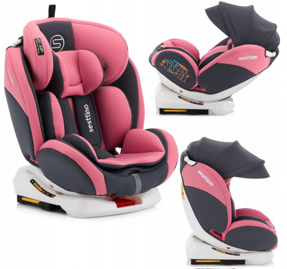 Dětská autosedačka Sesttino Oktagon  0-36 kg Pink