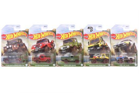 Hot Wheels Tématické auto - Mud runners HFW36 DS64975898