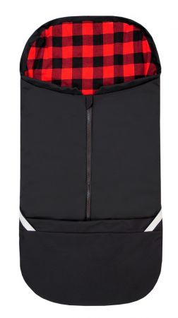 Fusak 2v1 Emitex Cocoon Softshell Flanel Black+Red