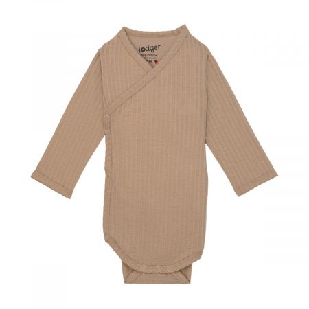 LODGER Body Romper Seersucker dl.rukáv Beige