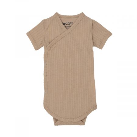 LODGER Body Romper Seersucker kr.rukáv Beige