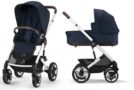 Kombinovaný kočárek Cybex Talos S Lux 2023 Ocean Blue/Silver