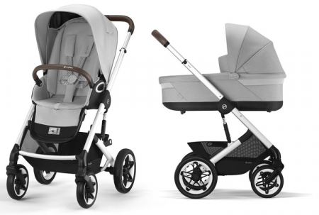 Kombinovaný kočárek Cybex Talos S Lux 2023 Lava Grey/Silver