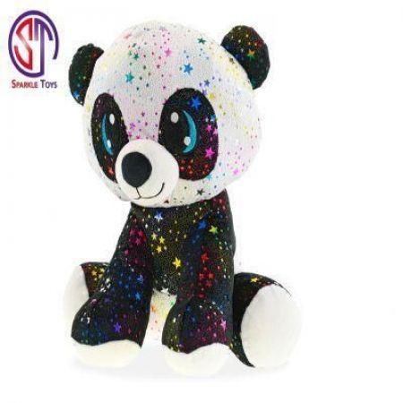 Panda Star Sparkle plyšová 35cm sedící