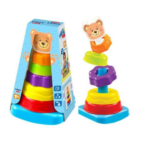 Mochtoys Stavebnice pyramida medvídek