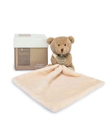 Doudou et Compagnie Paris | Doudou Dárková sada - medvídek s muchláčkem 10 cm DS12557094