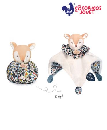 Doudou et Compagnie Paris | Doudou Usínáček srnka 3v1 DS71705859