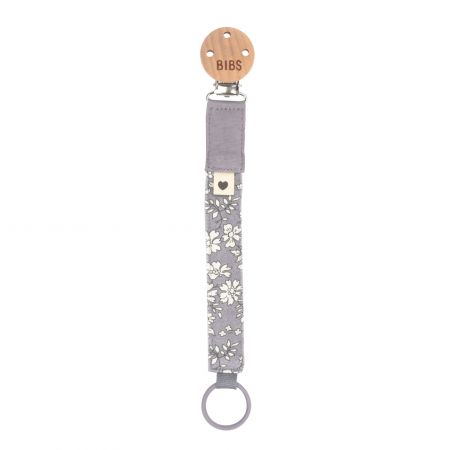 BIBS LIBERTY klip na dudlík Fossil Grey