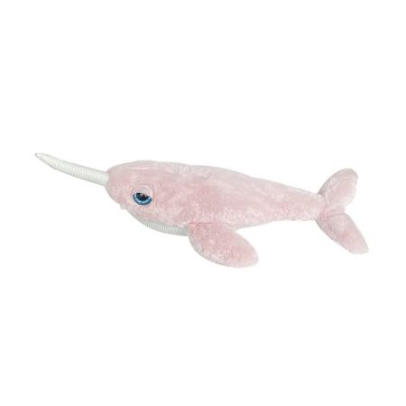 OB Designs Plyšový narval 52 cm, Soft Pink