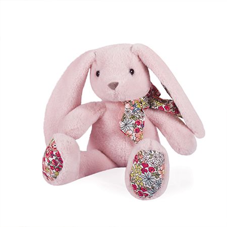 Doudou Histoire d´Ours Plyšová zvířátka 20 cm 1 ks králíček růžový DS34791715