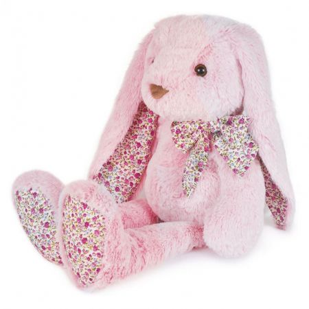 Doudou Histoire d´Ours Plyšový kamarád růžový králíček 50 cm DS30433846