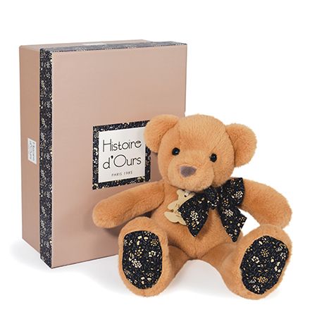 Doudou Histoire d´Ours Plyšový kamarád světle hnědý medvídek 25 cm DS11170819