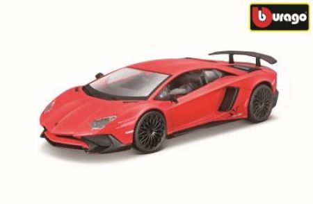 Bburago 1:24 Lamborghini Aventador LP 750-4 SV Red - II.jakost