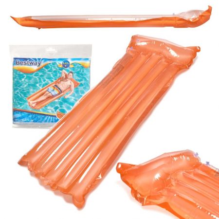 KIK Bestway 44013 Nafukovací plavecké lehátko oranžové KX4999_2